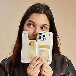 CUSTYPE for iPhone 14 Pro Max case Wallet with Card