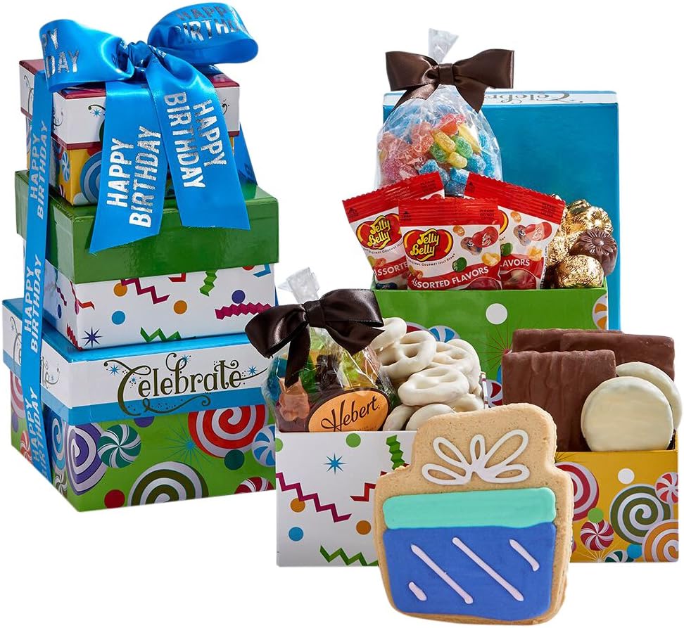 Hebert Candies HAPPY BIRTHDAY TOWER