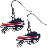 NFL Chrome Dangle Earrings
