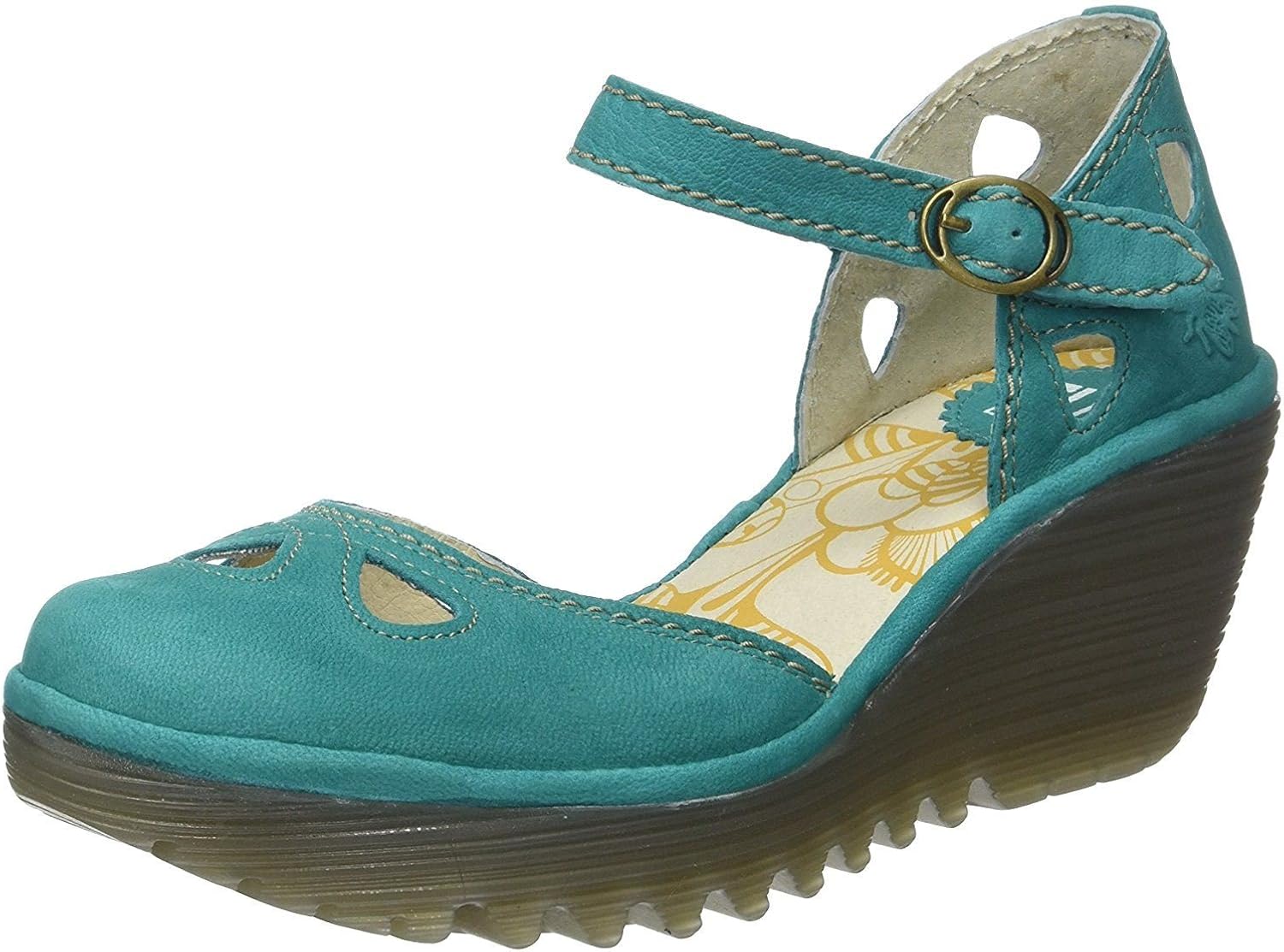 fly london green sandals