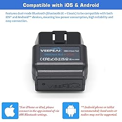 Veepeak OBDCheck BLE+ Bluetooth OBD II Scanner