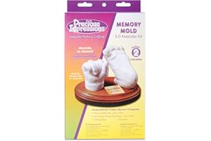 Darice EZ-06-529 Precious Impressions Memory Mold Infant Kit, Keepsake, White