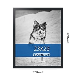 ArtToFrames 23x28 Inch Black Picture Frame, This