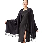 Nonakgado Reversible Paisley Pashmina Rave Scarf Shawl-Soft Silky Pashmina Wraps for Women Evening Dresses