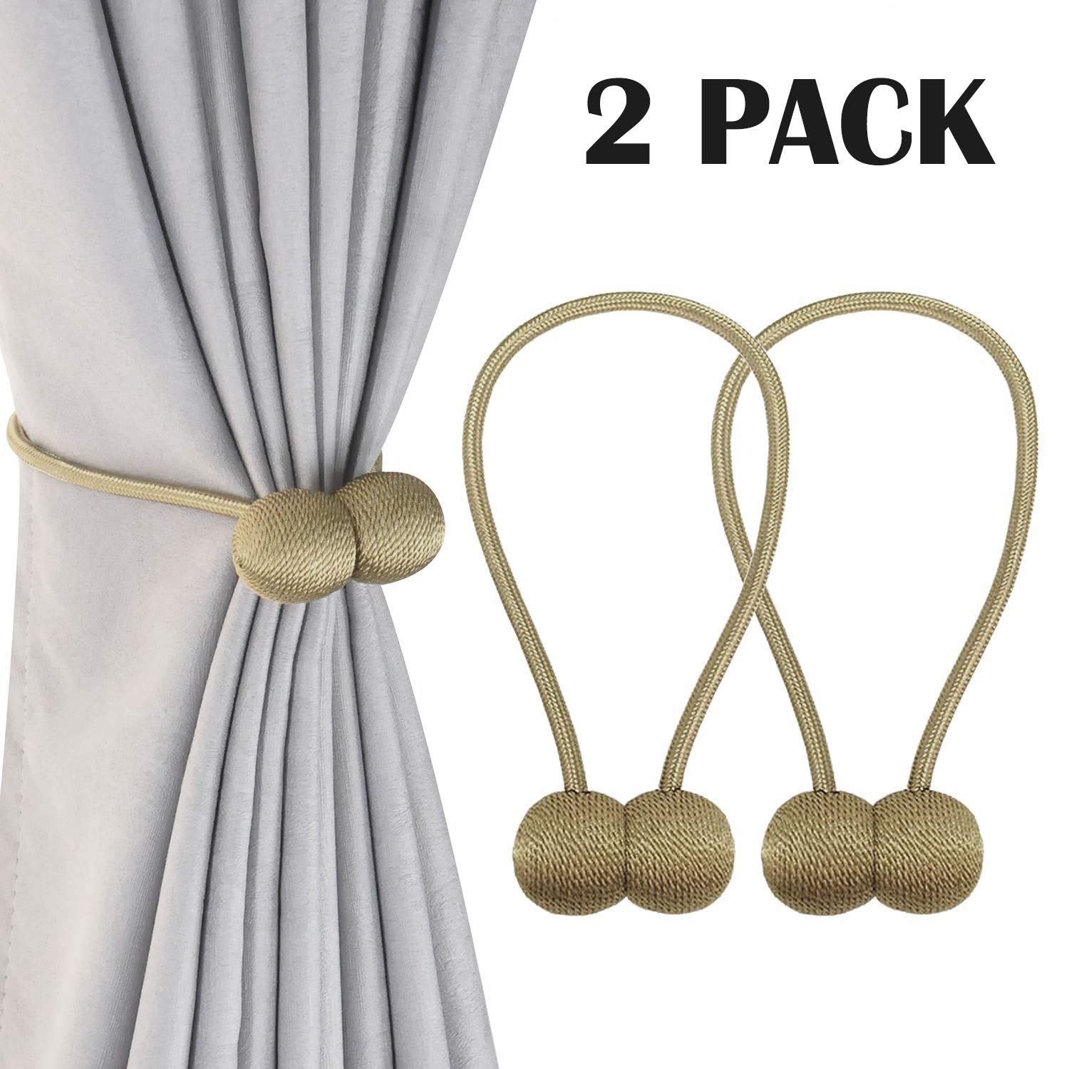 Amazon coupons for HEIGE Curtain Tie Backs