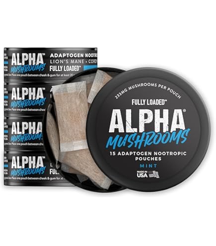 Amazon.com: Fully Loaded Alpha Nootropic Pouches (Coffee) - 5 Cans