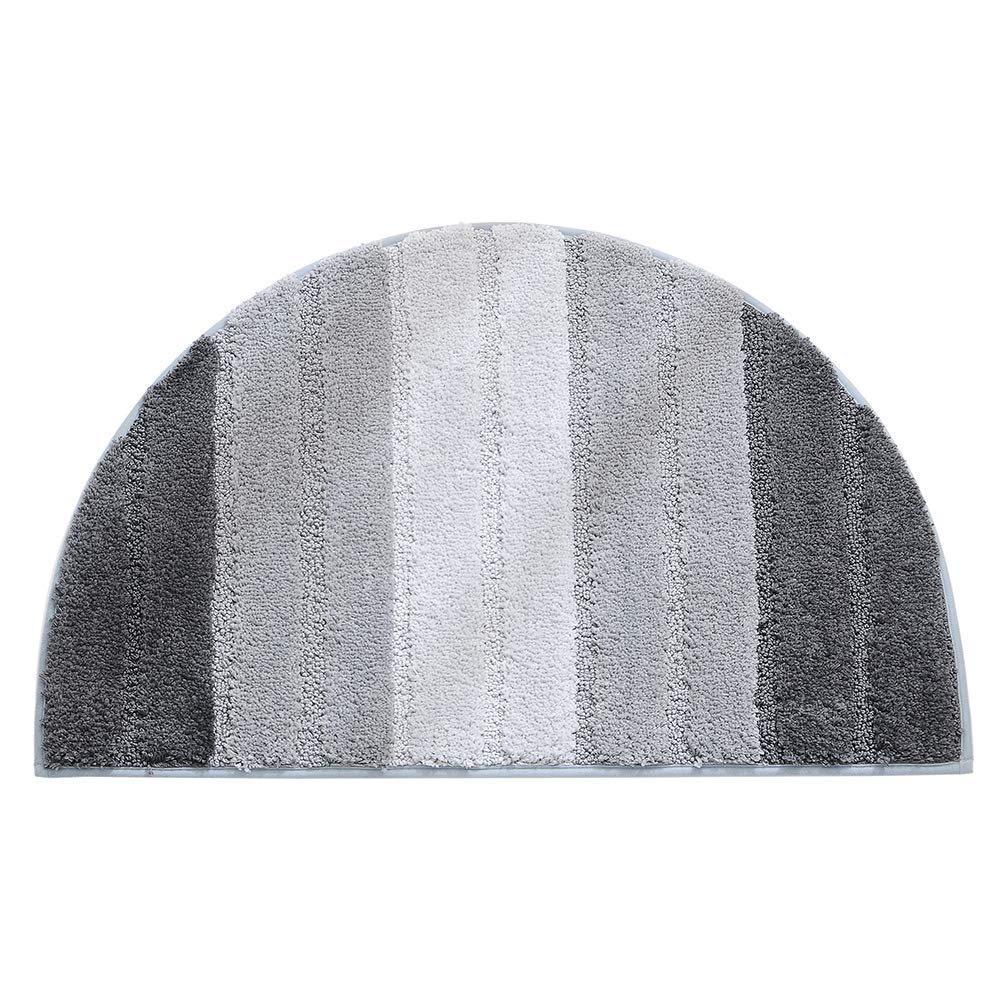 Half Moon Entrance Door Mat,Soft Absorbent Bathroom Mat NonSlip Semi