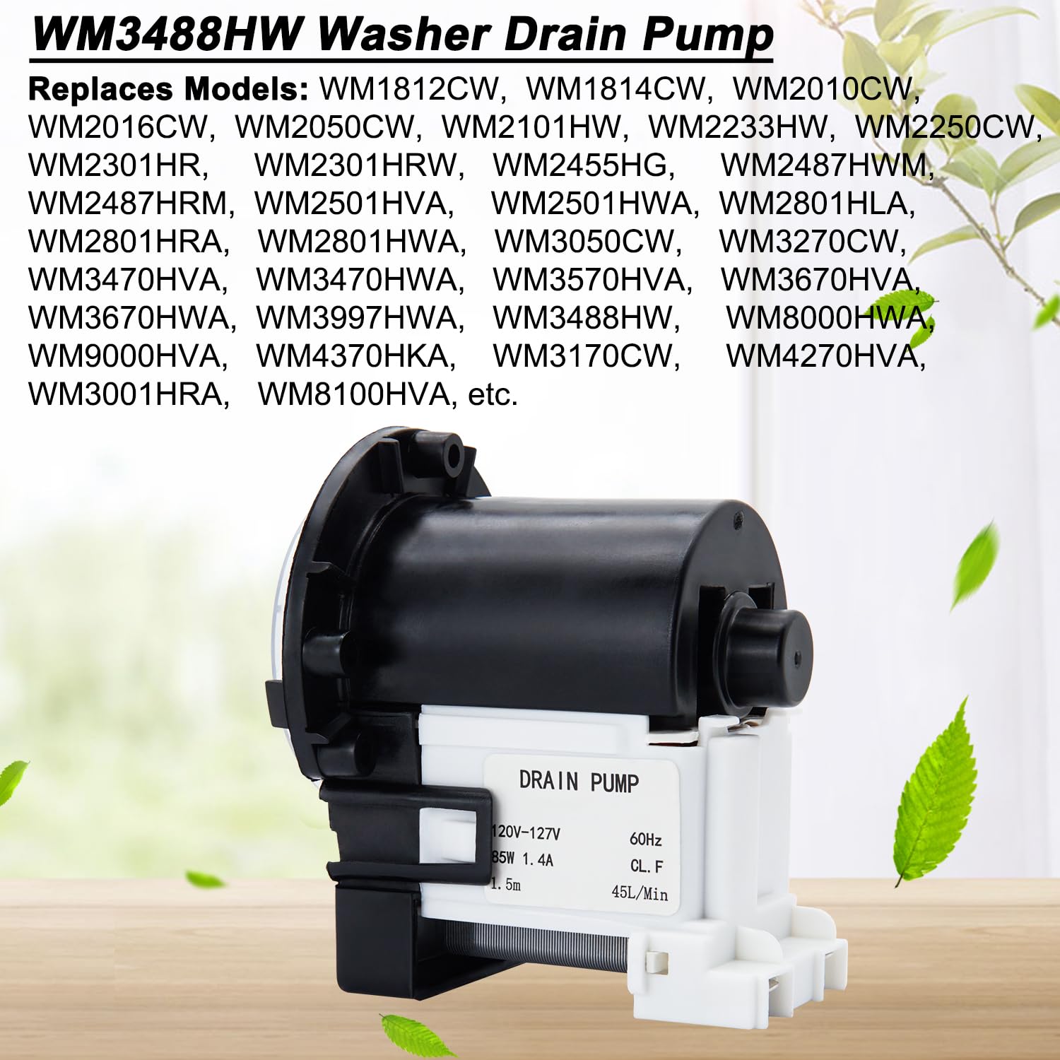 Condition photo showing As Is for washer machine drain pump by suphomie - compatible with lg wm3488hw wm2016cw wm2050cw wm2101hw wm230