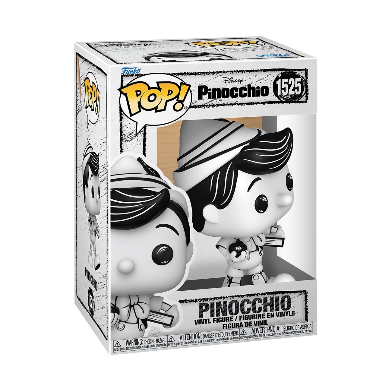 Funko POP! Disney: Sketched - Pinocchio - Collectable Vinyl Figure - Gift Idea - Official Merchandise - Toys for Kids & Adults - Movies Fans - Model Figure for Collectors and Display