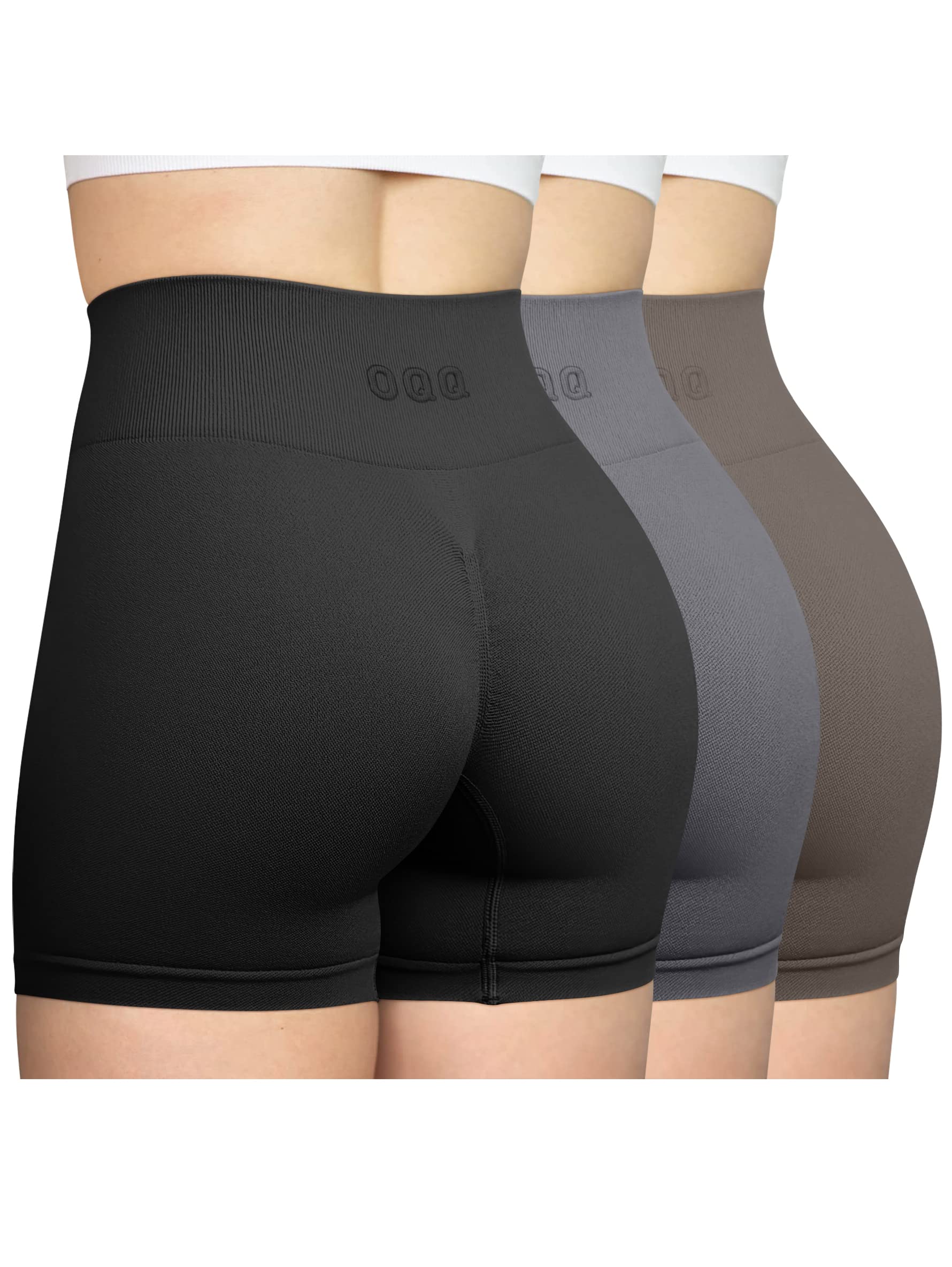 3-Pack Seamless Workout Shorts for Women
