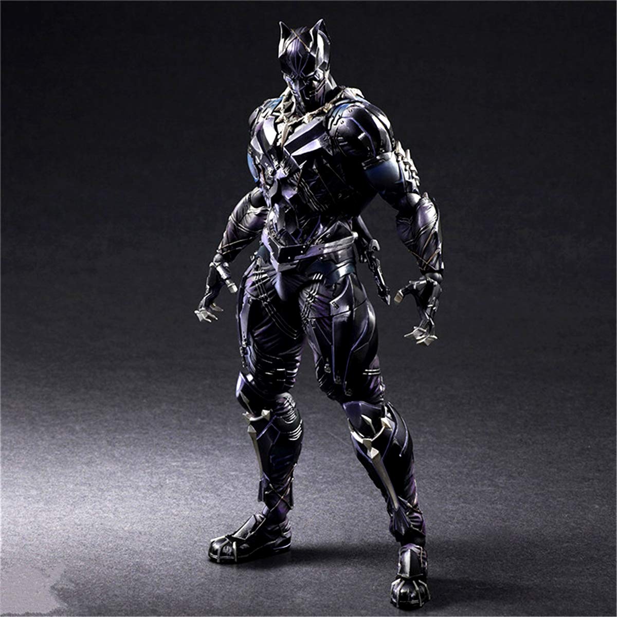 ZooYi Black Panther Action Figure,Blast Gear Deluxe 11-Inch Black Panther Action Figure