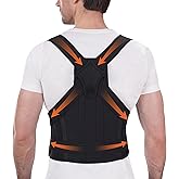 PANUSU Back Brace Posture Corrector for Men and Women - Adjustable Full Back Brace Posture Corrector Straightener For Upper and Lower Back Pain Relief - Scoliosis, Hunchback, Spine Corrector - Medium