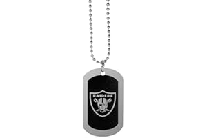 Siskiyou Sports NFL unisex-adult Chrome Tag Necklace