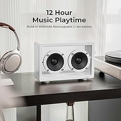 JAYINE Cassette Portable Bluetooth Speaker, 16W