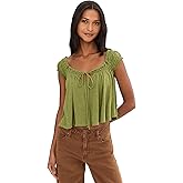 Free People Womens We The Free Dahlia Tee