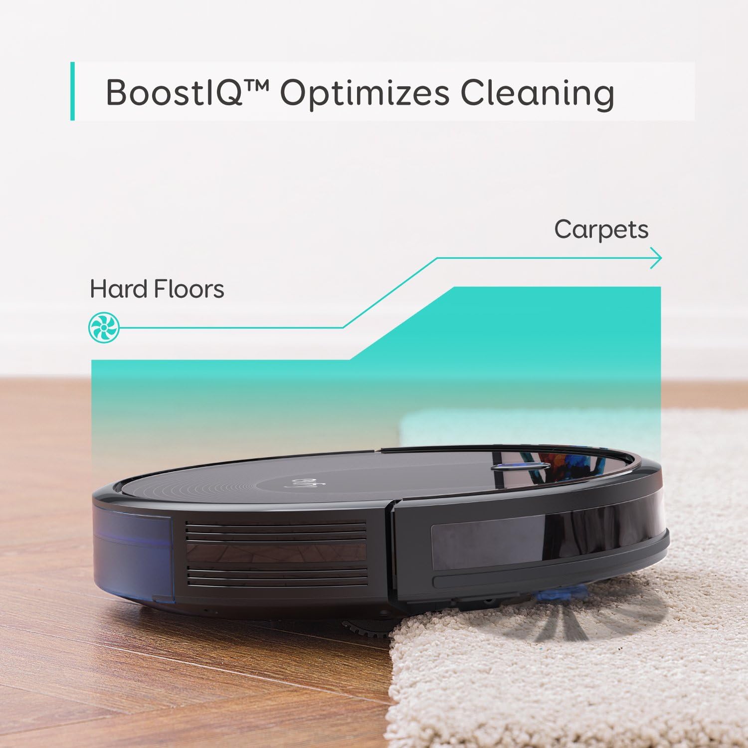 eufy by Anker, BoostIQ RoboVac 30, Robot Vacuum Cleaner, Upgraded, Super-Thin, 1500Pa Suction, Boundary Strips Included, Quiet, Self-Charging Robotic Vacuum, Cleans Hard Floors to Medium-Pile Carpets -