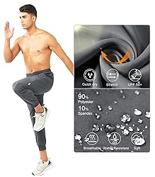 NORTHYARD Men's Athletic Running Pants Lightweight