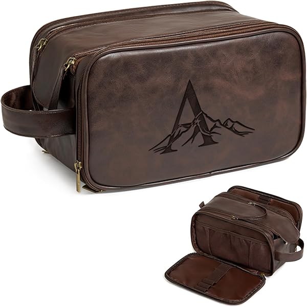 Toiletry Bag Neceser De Cuero Personalizado Para Padrinos De Boda