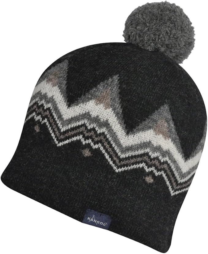 Kangol Men's Nordic Knit Ski Hat Cap, Black, One Size Amazon.co.uk