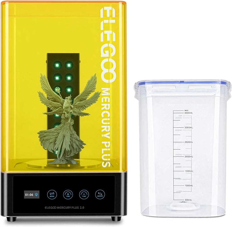 ELEGOO Mercury Plus 2 in 1 Wash and Curing Machine V2 for Mars Photon S