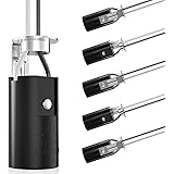 DiCUNO E12 Lamp Holder with 8 Inch Wire Lead, Candelabra Base Light Socket for E12 Incandescent LED Light Bulb, Keyless Pheno