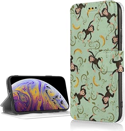 Amazon Co Jp 猿とバナナ Iphone Xr ケース 手帳型 Puレザー Tpuケース 薄型 耐衝撃 マグネット スタンド カード収納 財布型 家電 カメラ