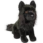 Douglas Vilkas Black Wolf Plush Stuffed Animal