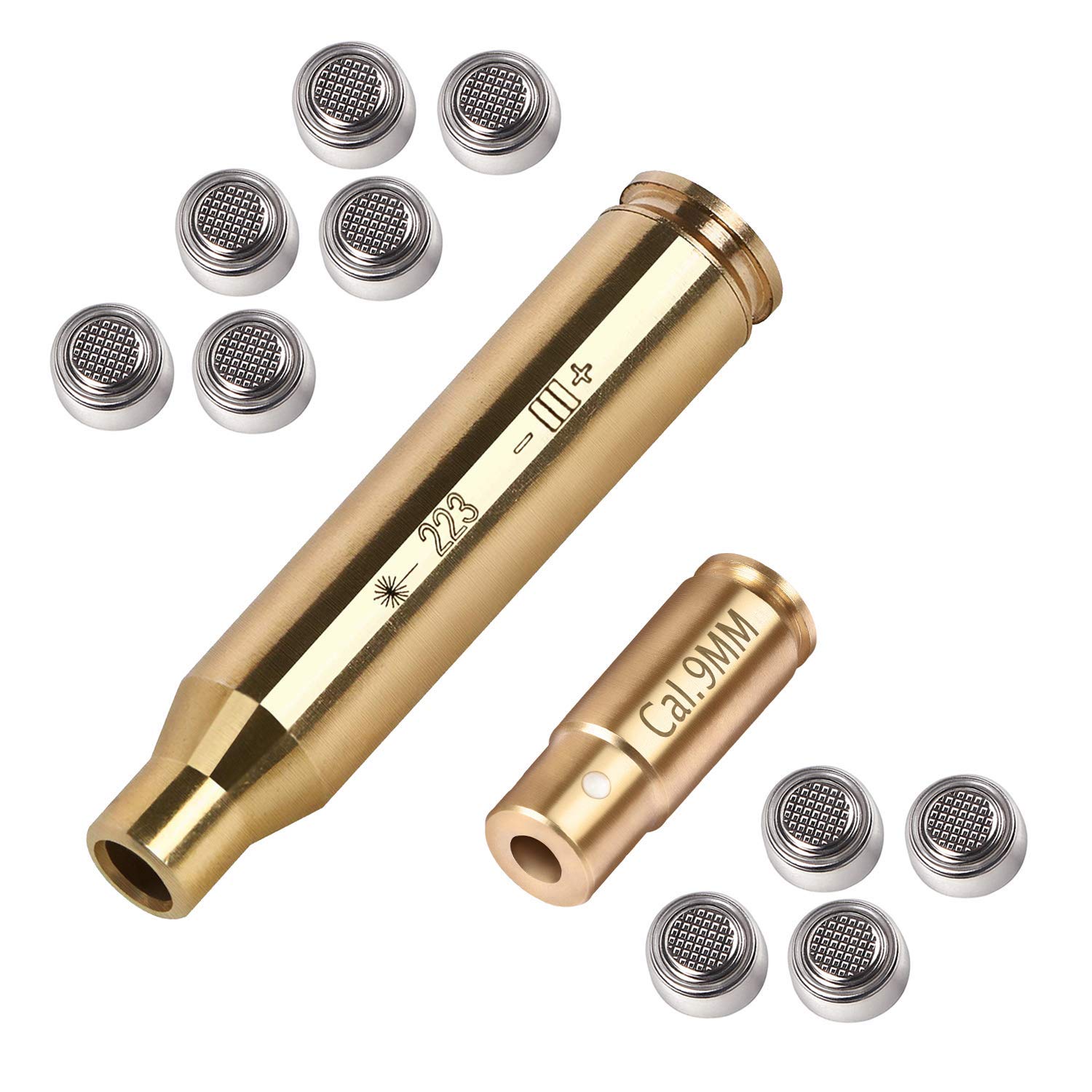 Gogoku Bore Sight Combo Cartridge Hunting Red Laser Boresighter with Batteries