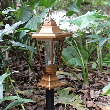 MJY Lámpara portátil para mosquitos Lámpara solar para ...