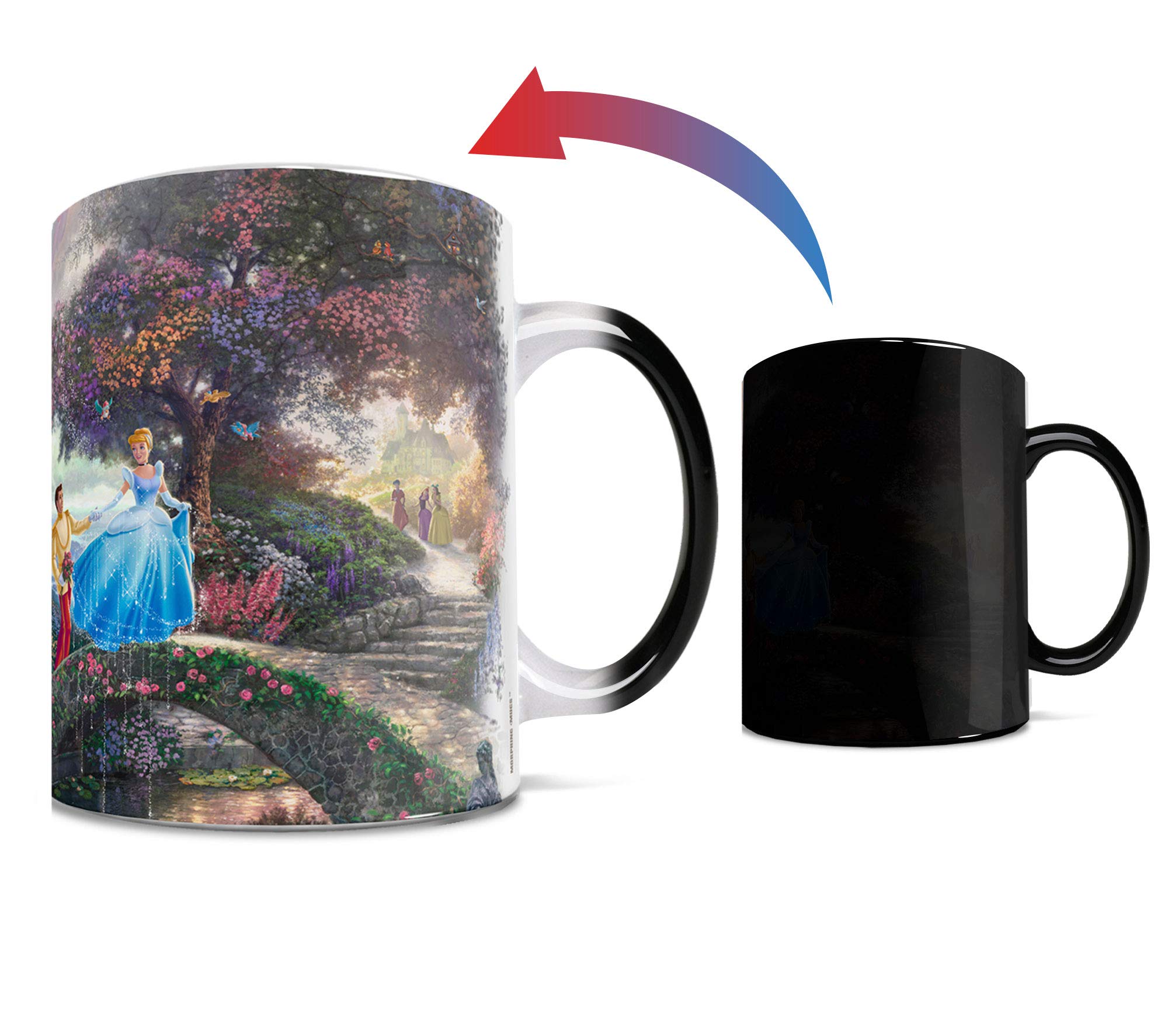 Thomas Kinkade's "Cinderella Wishes Upon a Dream" Morphing Mug