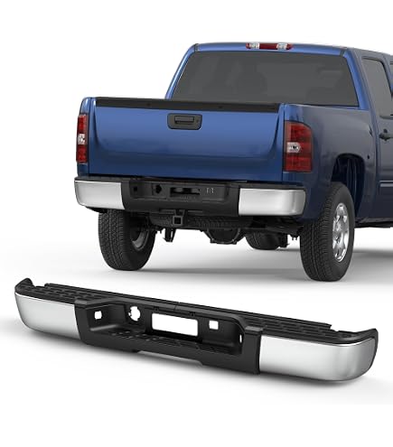 Pickup Truck Steel Bumper Chrome Rear Bumper For 2007-2013 Chevy