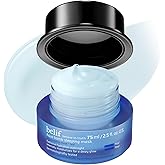 belif Vitamin E Jelly Overnight Mask – Hydrating & Plumping Face Moisturizer with Red Algae & Jojoba Oil, Deep Repair for Glass Skin, Korean Sleeping Mask for Intense Hydration & Radiance, 2.53 fl oz