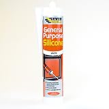 Everbuild General Purpose Clear Silicone Sealant Anti Fungus 12x view 2