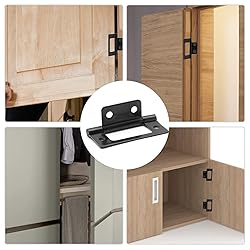 Litoexpe 6 Pcs Non-Mortise Door Hinges, 2 x 0.97