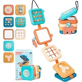 GRESEESM Busy Board Montessori Toy for 1 Year Old Boy Gifts, Travel Toys for Toddler 1-3, Sensory Activity Airplane Essential, Baby Boys Birthday Gift, Easter Basket &amp; Stocking Stuffers
