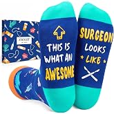 HAPPYPOP Surgeon Dentist Vegan Gifts - Surgeon Dentists Vegan Gift Socks