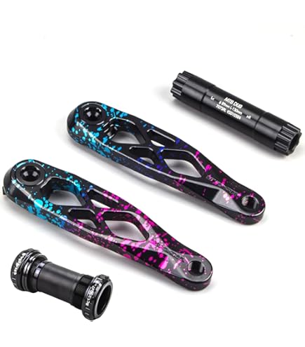 Amazon.com : Ultralight MTB Bike Crankset 165MM with 32T Black