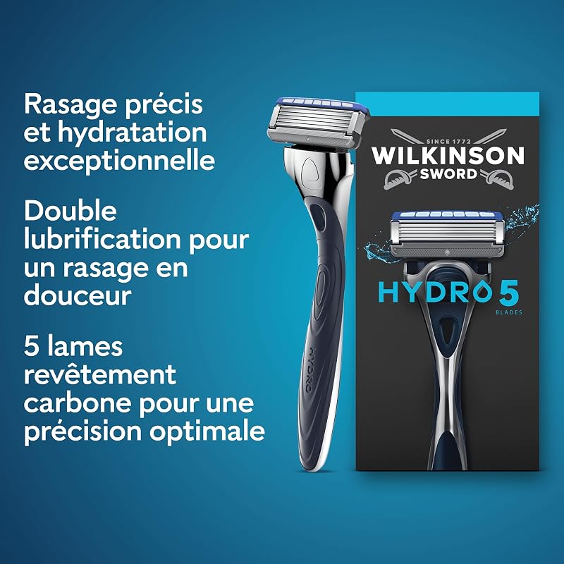 Hydro 5 recharges de lames pour homme, lot de 4