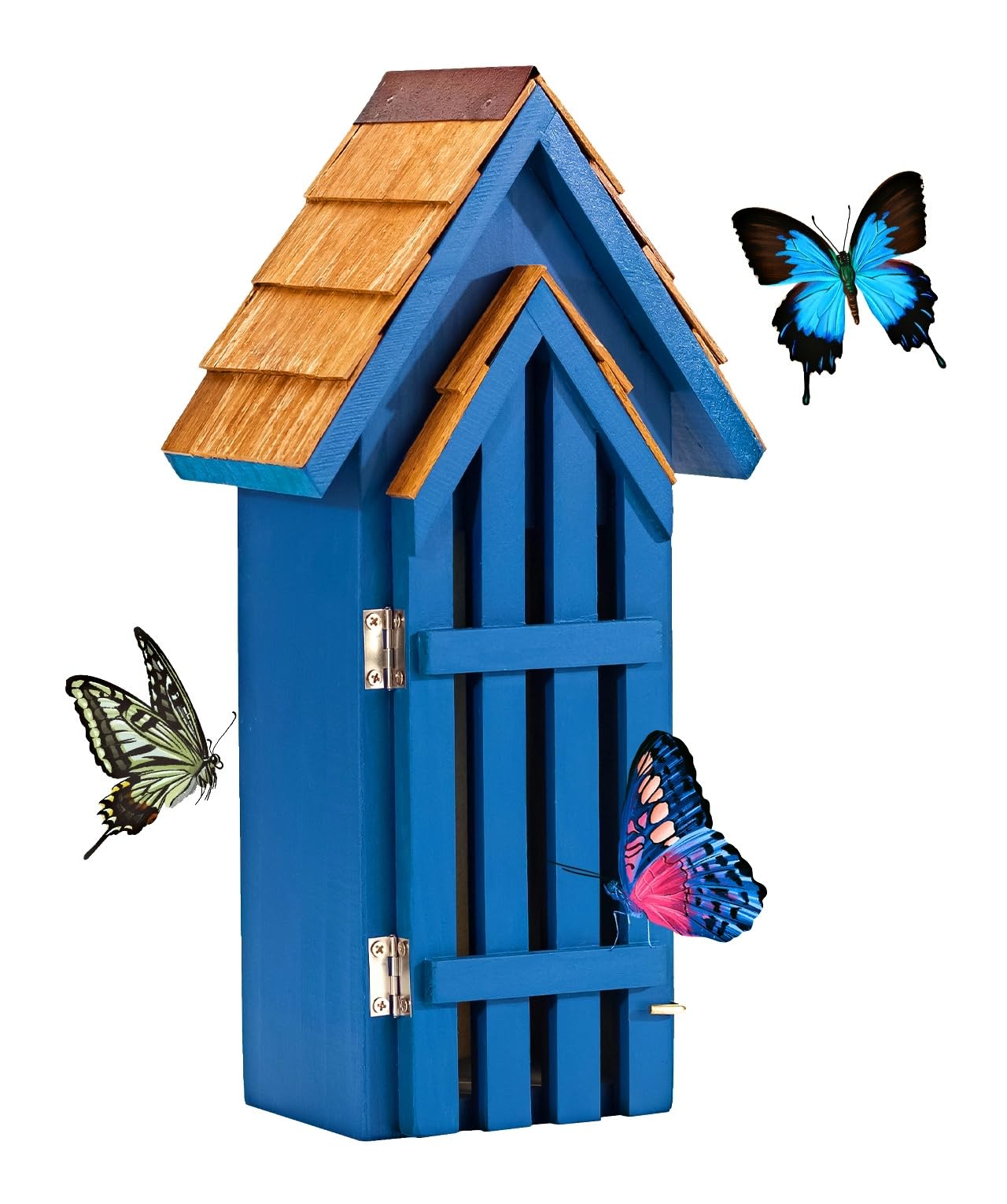 Mua 2024 New Shingle Roof Butterfly House for Outdoor, Cedar Wood
