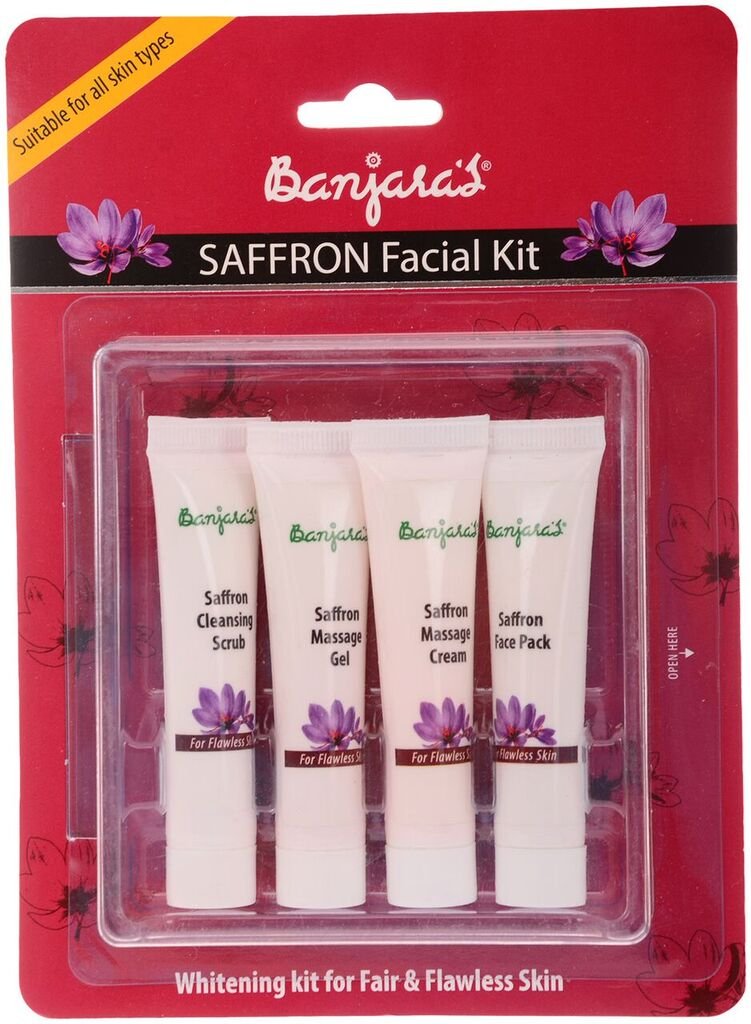 Banjara's Facial Kit, Saffron (Pack of 4) Amazon.in Beauty