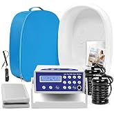Veicomtech Foot Detox Machine with Basin &amp; Heating Belt | 2-in-1 Ionic Foot Bath Detox Machine, Ionic Foot Spa with Blue Bag, Detox Foot Spa for Personal Care and Salons
