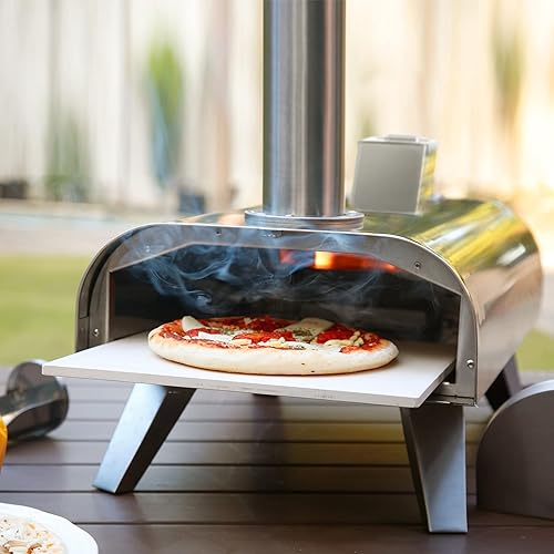 BIG HORN Pizza Oven, Outdoor Portable Pellet Pizza Oven Rapid