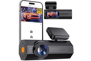 Dash Cam Front 2.5K: VEEMENT Mini Dash Cam for Cars, 1440P Car Camera with APP, 1.47" Display Dashcam, WiFi Dash Cam with WDR