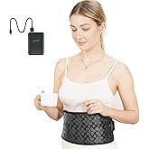 UTK Cordless Far Infrared Heating Pad for Back Pain Relief, Heating Belt for Waist, Lumbar, Abdomen, Electric 3 Heat Settings Up to 149℉,Natural Jade for Lower Back Pain Relief