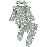 Baby Girl Fall Clothes Set Little Sister Lil Sis Long Sleeve Romper Pants Set Cute Infant Newborn Outfit 3 6 9 12 Months