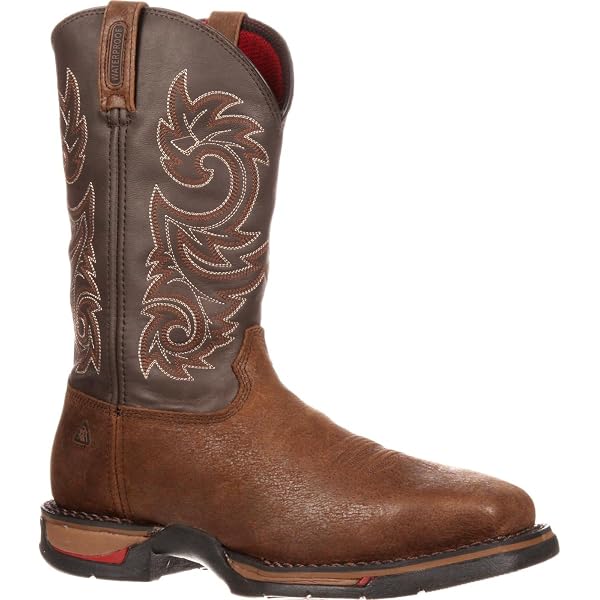 Rocky Men's Legacy 32 Steel Toe Western Work Boot - 11" Waterproof, Brown - View #9