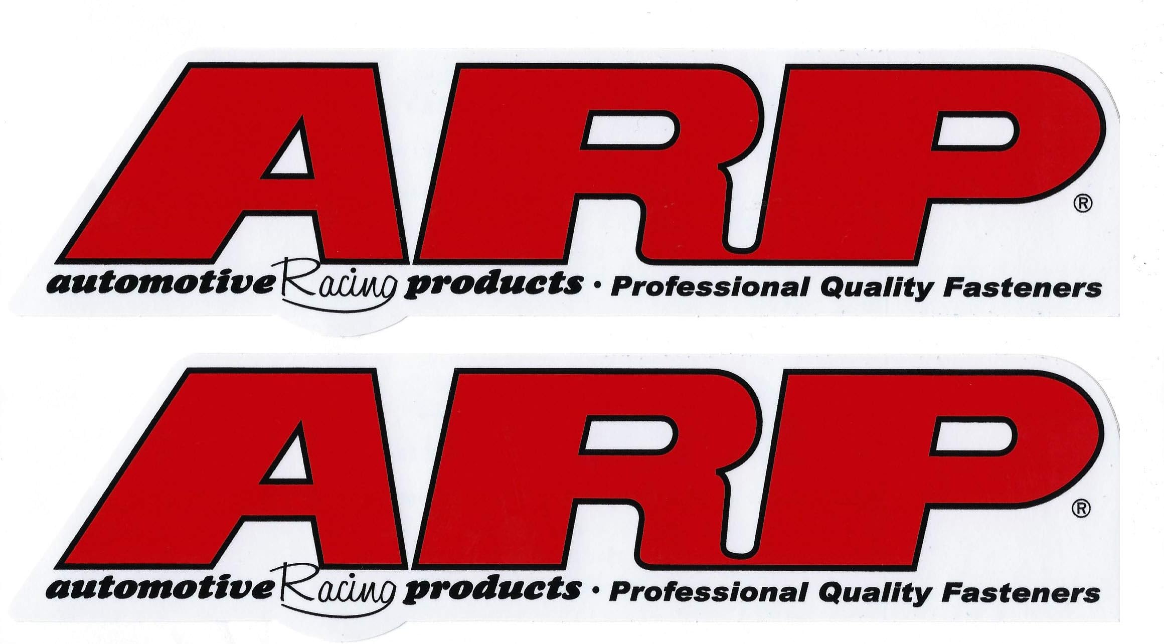 ARP Racing Decals Stickers 11 Inches Long Size Set of 2