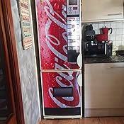 Pegatinas Vinilo para Frigorifico Máquina expendedora Cocacola ...