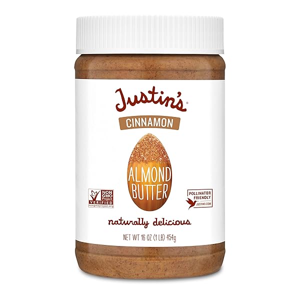 JUSTIN’S, ALMOND BUTTER CINNAMON, 16 OUNCE