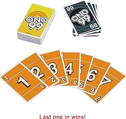 Mattel Games ONO 99 Card Game from The Makers of